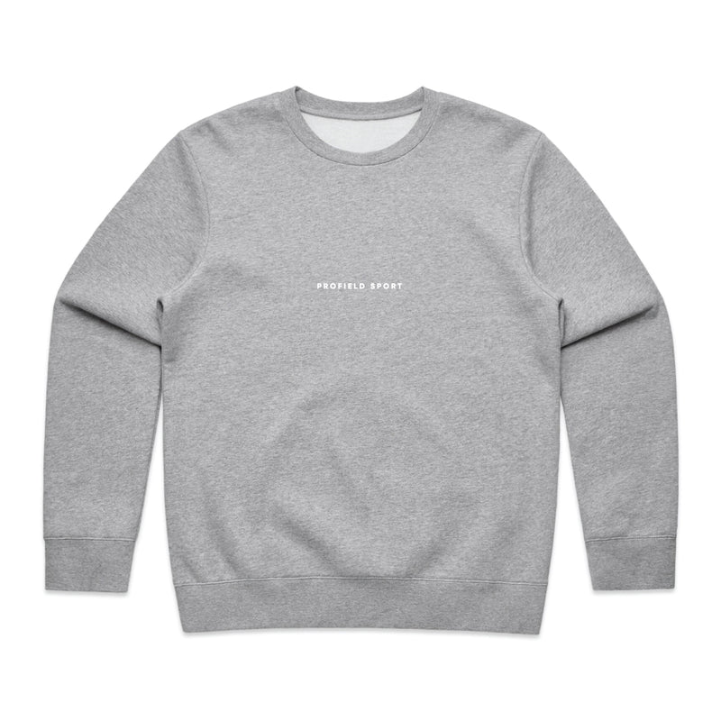 Wordmark Crewneck - Athletic Grey