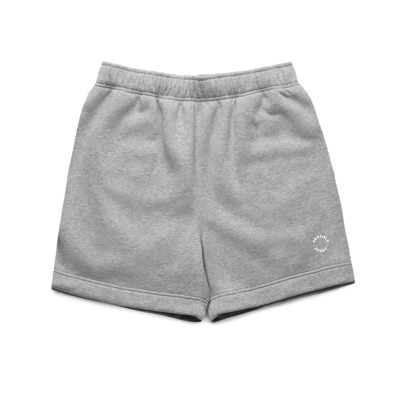 Wordmark Fleece Track Short - Athletic Grey