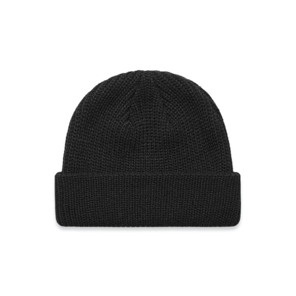 Cable Knit Beanie - Black