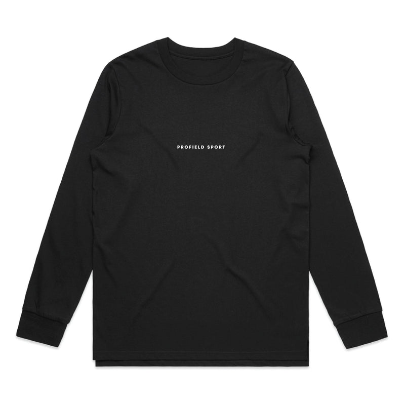 Wordmark Longsleeve Tee - Black