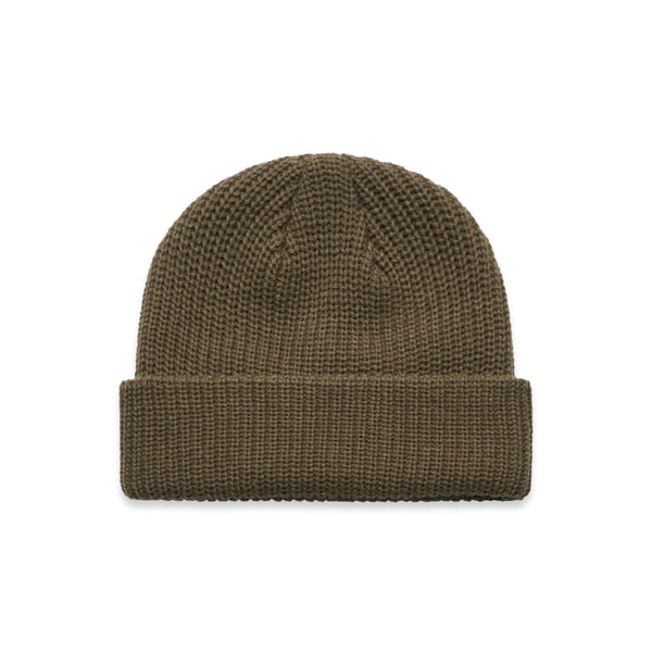 Cable Knit Beanie - Brown