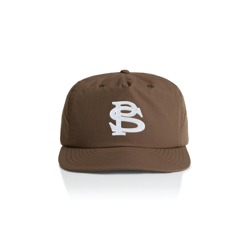 Monogram Nylon Cap - Brown