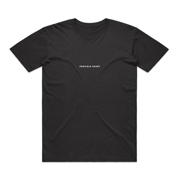 Wordmark Tee - Coal