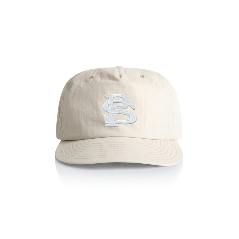 Monogram Nylon Cap - Creme