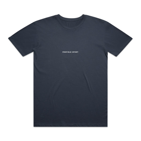 Wordmark Tee - Petrol Blue