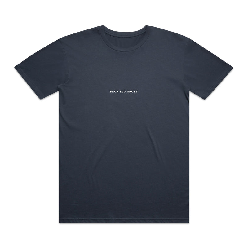 Wordmark Tee - Petrol Blue